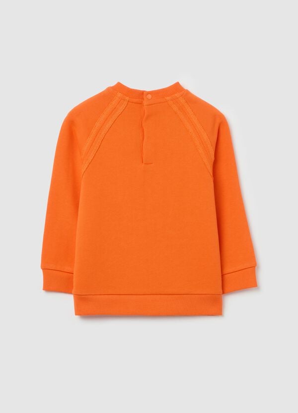 Ovs Felpa In Cotone Con Patch Coccodrillo Skater