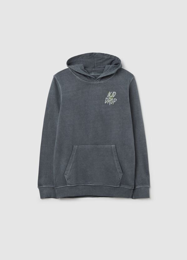 Ovs Felpa in French Terry con cappuccio "ACID DROP"