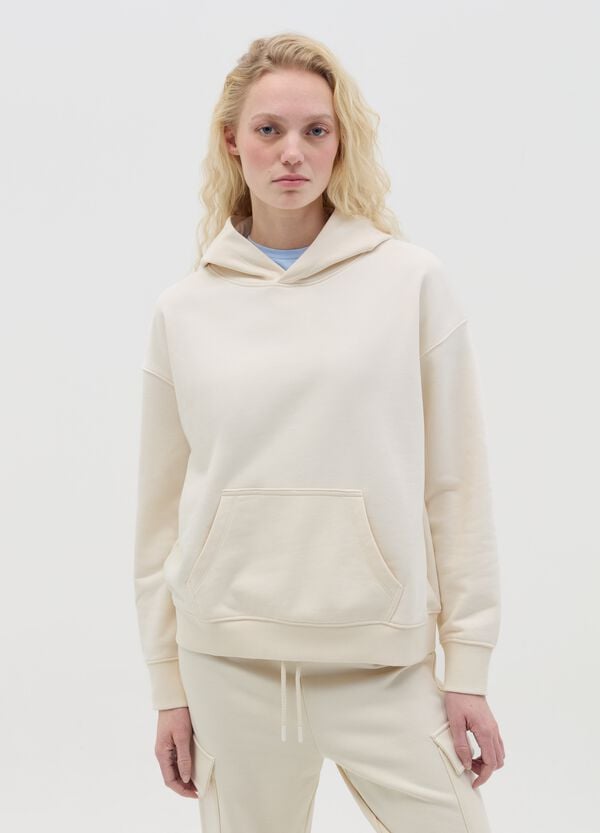 Ovs Felpa in French Terry con cappuccio