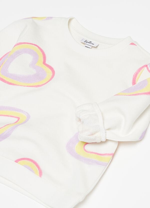 Ovs Felpa In French Terry Con Stampa