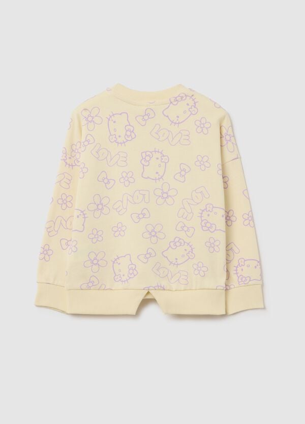 Ovs Felpa In French Terry Con Stampa Hello Kitty
