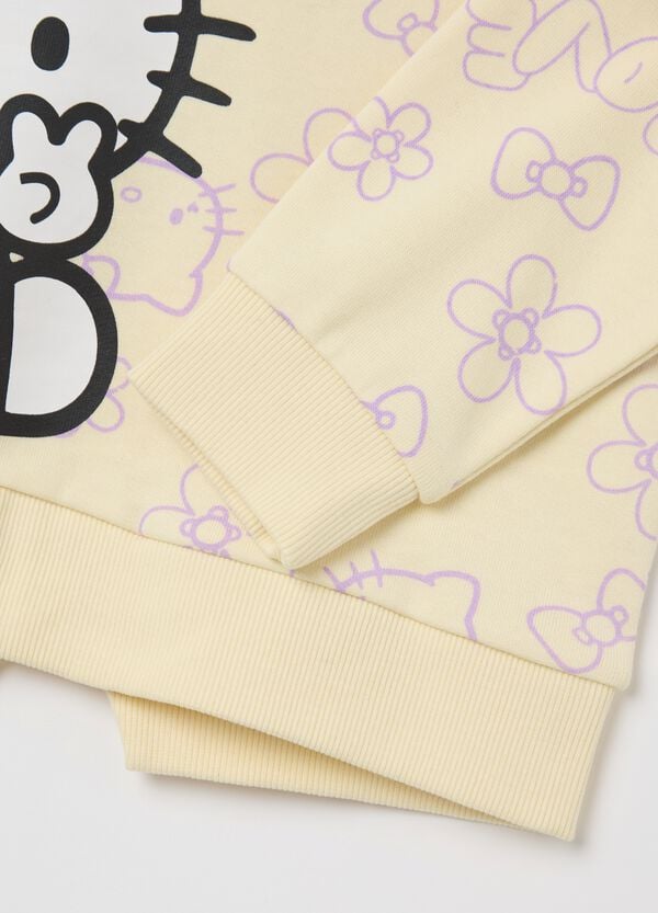 Ovs Felpa In French Terry Con Stampa Hello Kitty