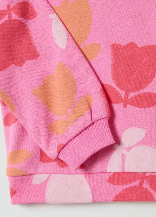 Ovs Felpa In French Terry Con Stampa
