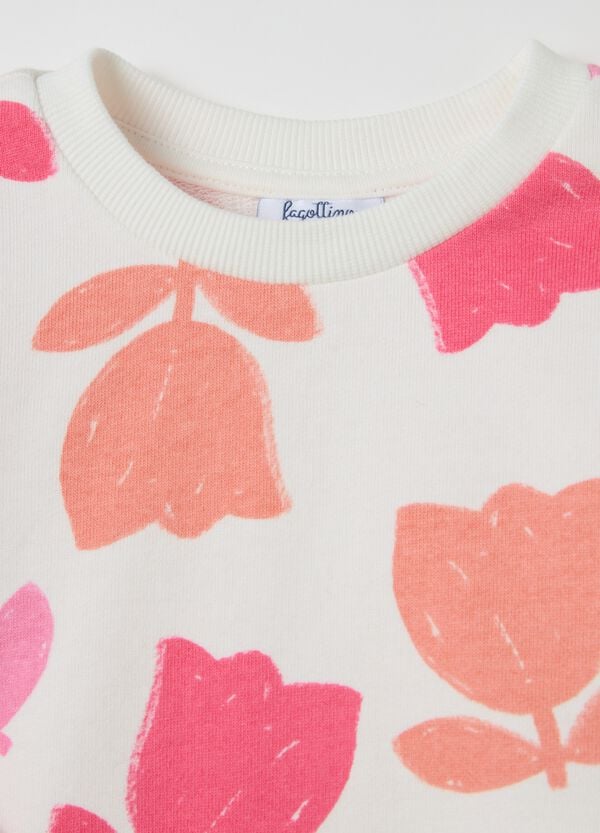 Ovs Felpa In French Terry Con Stampa