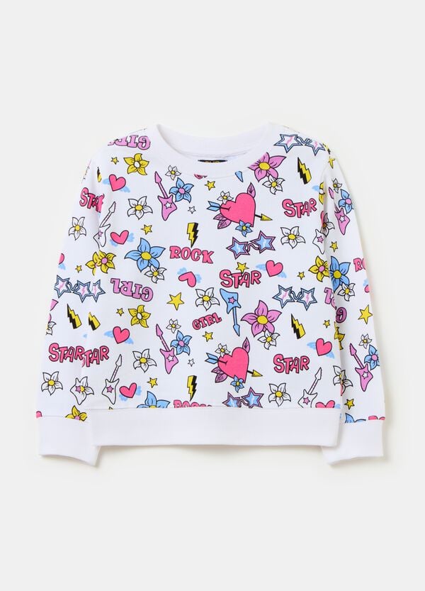 Ovs Felpa in French Terry con stampa