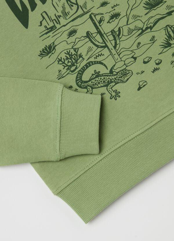 Ovs Felpa In French Terry Con Stampa