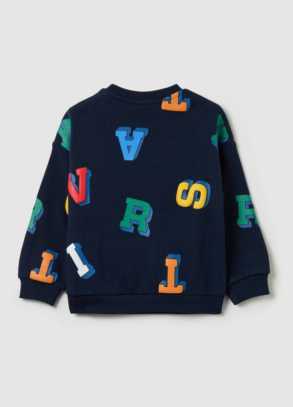 Ovs Felpa In French Terry Con Stampa Lettering