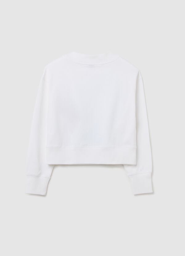Ovs Felpa In French Terry Con Stampa Stitch
