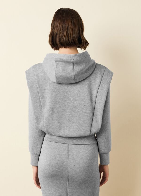 Ovs Felpa In Scuba Con Cappuccio Boxy Fit