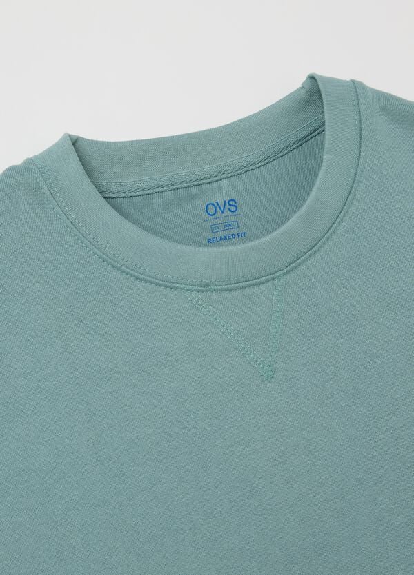 Ovs Felpa Over Con Scollo Rotondo