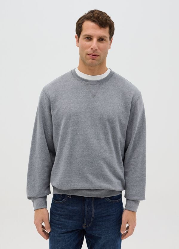 Ovs Felpa Over Con Scollo Rotondo