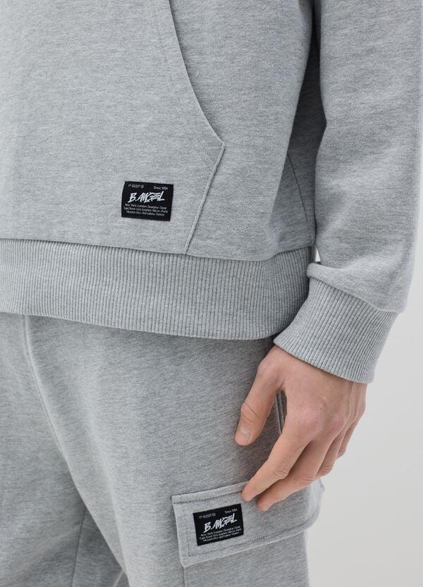 Ovs Felpa Over Fit In Cotone Con Cappuccio