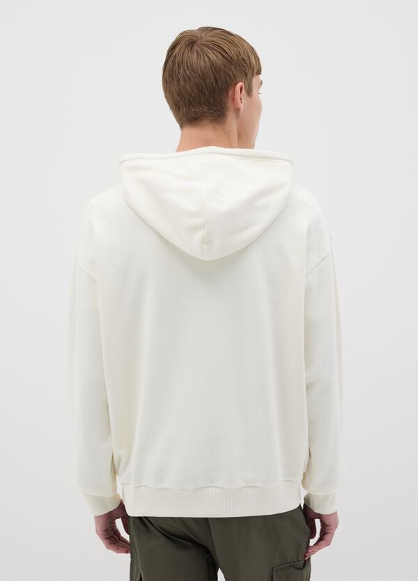 Ovs Felpa Over Fit In Cotone Con Cappuccio