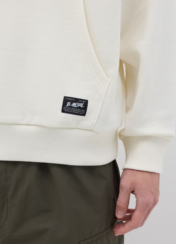 Ovs Felpa Over Fit In Cotone Con Cappuccio