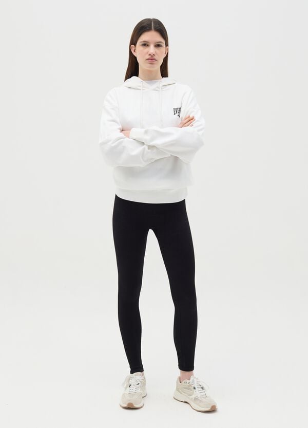 Ovs Felpa Oversize Con Cappuccio E Stampa