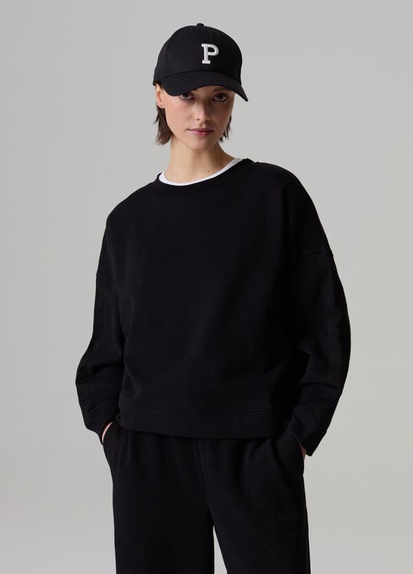 Ovs Felpa oversize con scollo rotondo