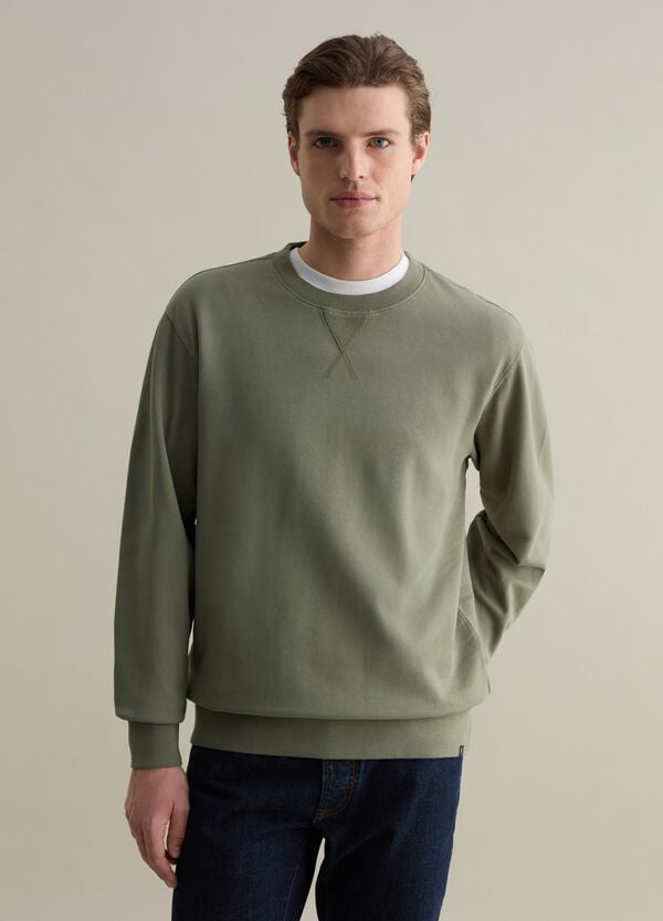 Ovs Felpa Scollo Rotondo Con Dettaglio Cucito