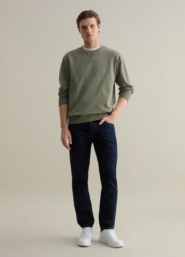 Ovs Felpa scollo rotondo con dettaglio cucito