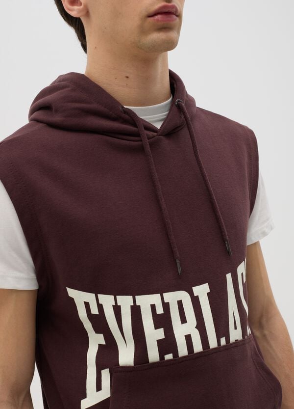 Ovs Felpa Senza Maniche Marrone Con Stampa