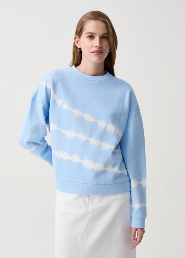 Ovs Felpa Tie Dye Con Scollo Rotondo
