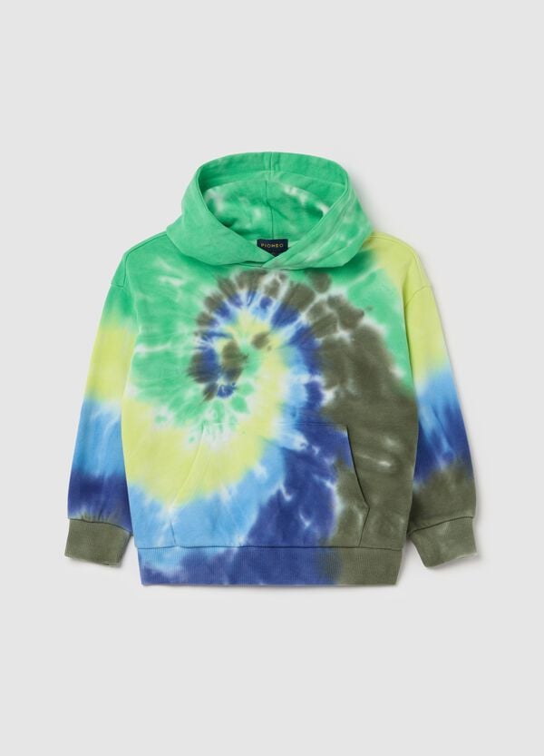 Ovs Felpa Tie Dye In French Terry Con Cappuccio