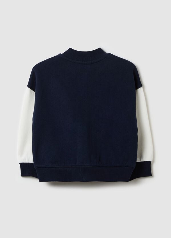 Ovs Felpa Varsity Con Patch Bouclé