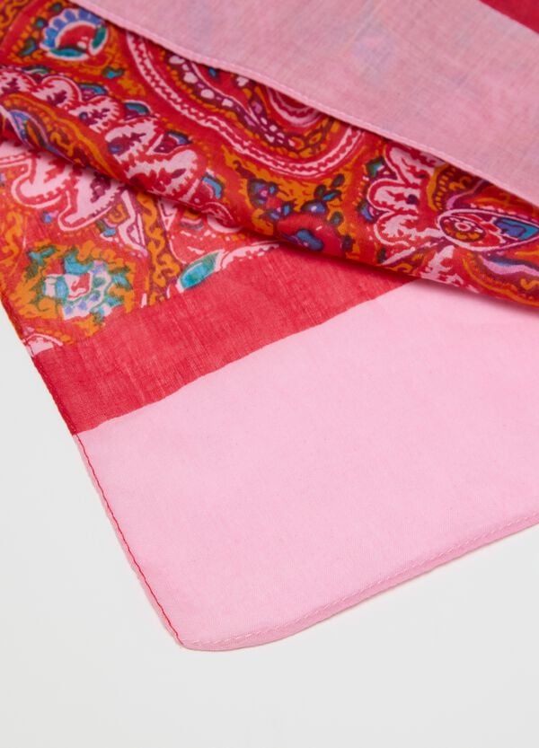 Ovs Foulard Con Motivi Cashmere Rosa