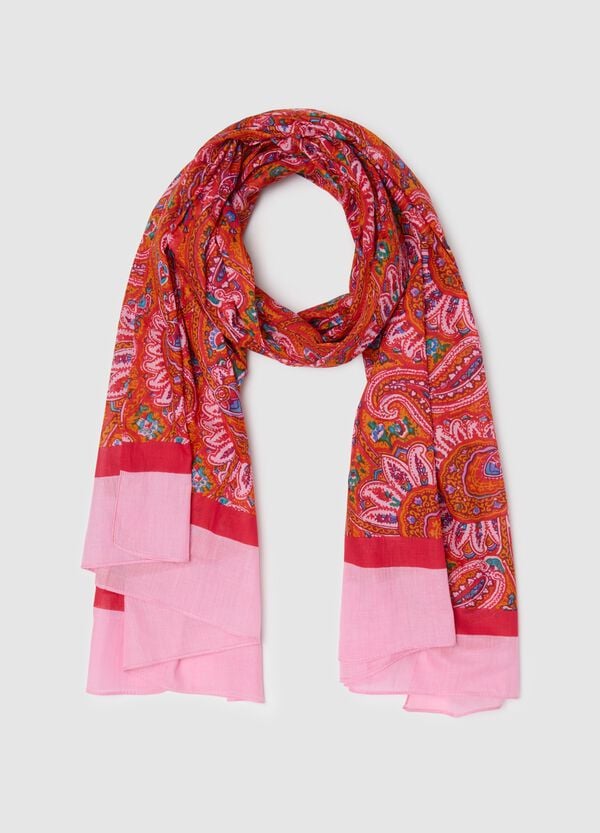 Ovs Foulard con motivi cashmere rosa