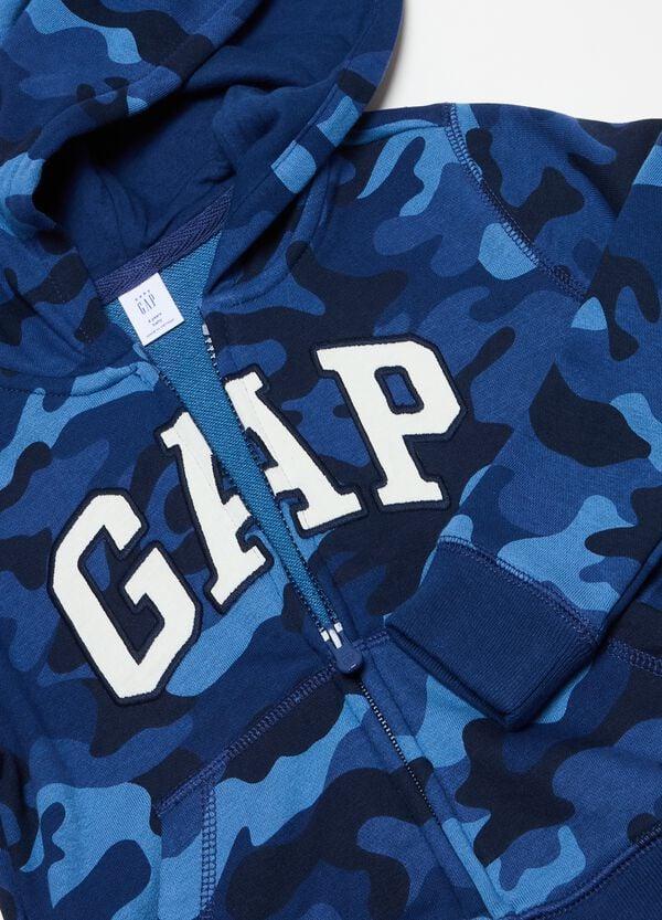 Ovs Full-zip Con Cappuccio Camouflage