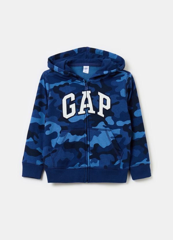 Ovs Full-zip con cappuccio camouflage