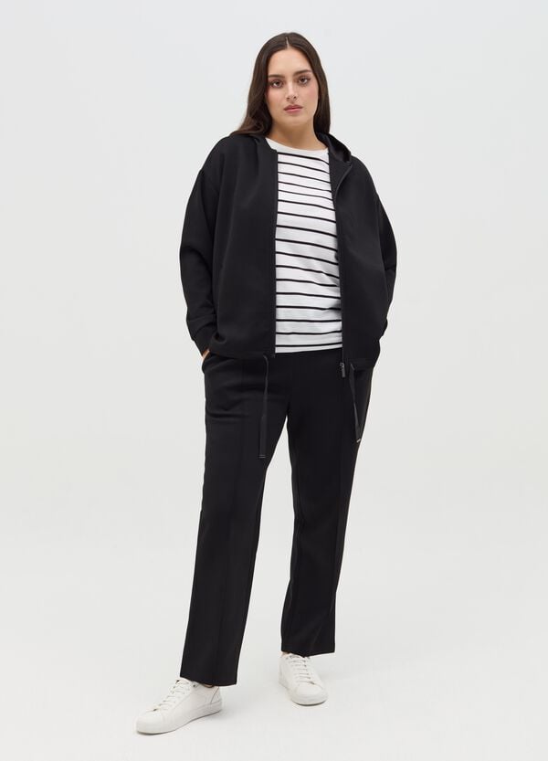 Ovs Full-zip Con Cappuccio Curvy