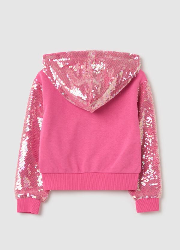 Ovs Full-zip Con Cappuccio E Paillettes