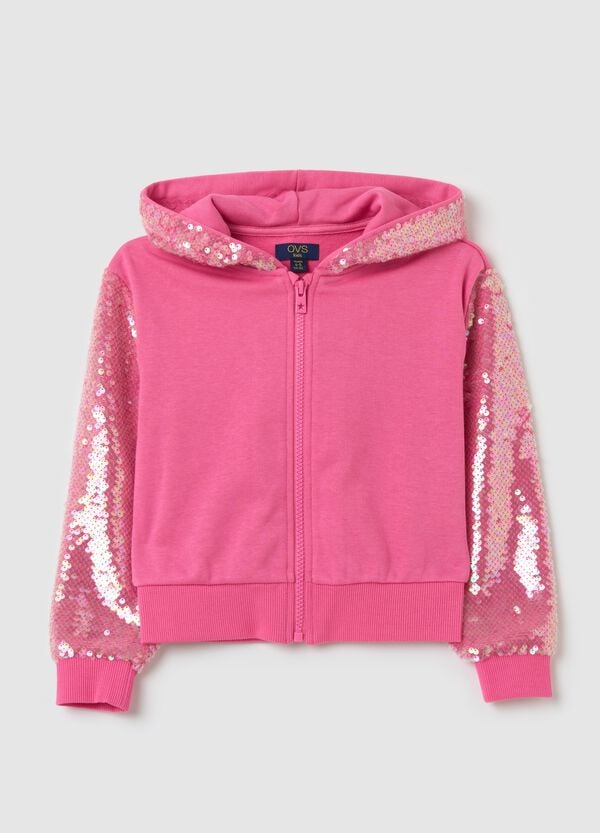 Ovs Full-zip con cappuccio e paillettes