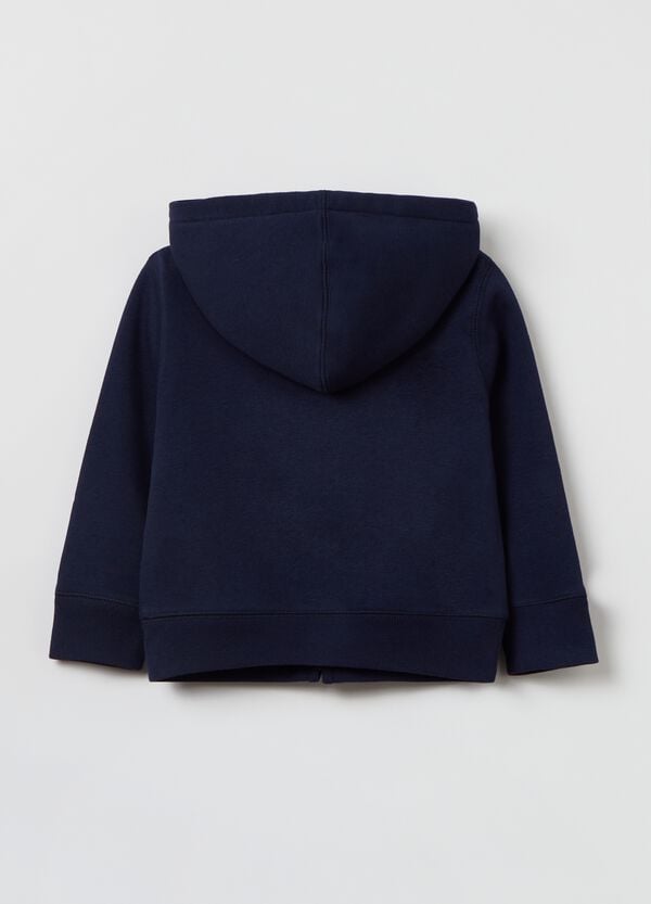 Ovs Full-zip Con Cappuccio E Patch Logo