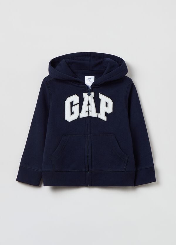 Ovs Full-zip con cappuccio e patch logo