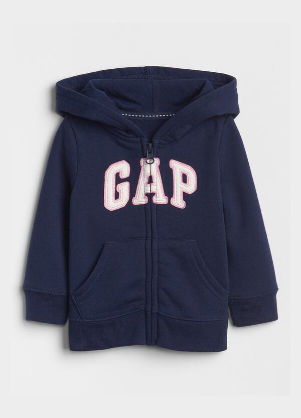 Ovs Full-zip con cappuccio e patch logo