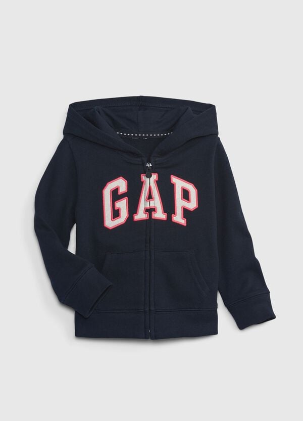 Ovs Full-zip con cappuccio e patch logo