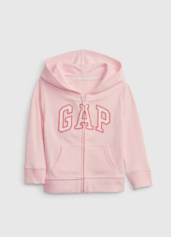 Ovs Full-zip con cappuccio e patch logo