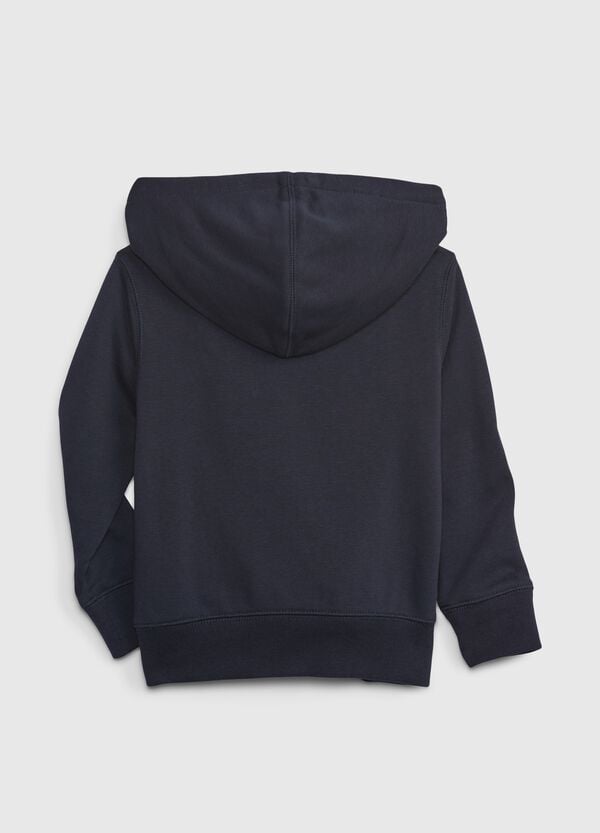 Ovs Full-zip Con Cappuccio E Patch Logo