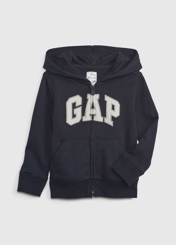 Ovs Full-zip con cappuccio e patch logo