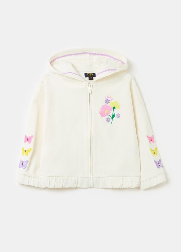 Ovs Full-zip con cappuccio e ricami