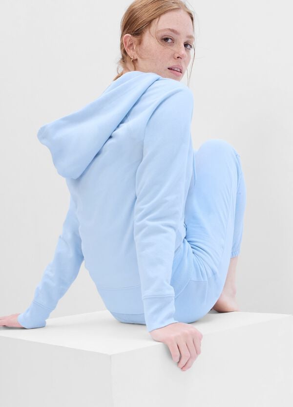 Ovs Full-zip Con Cappuccio E Ricamo Logo