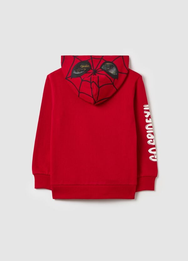 Ovs Full-zip Con Cappuccio E Ricamo Spidey