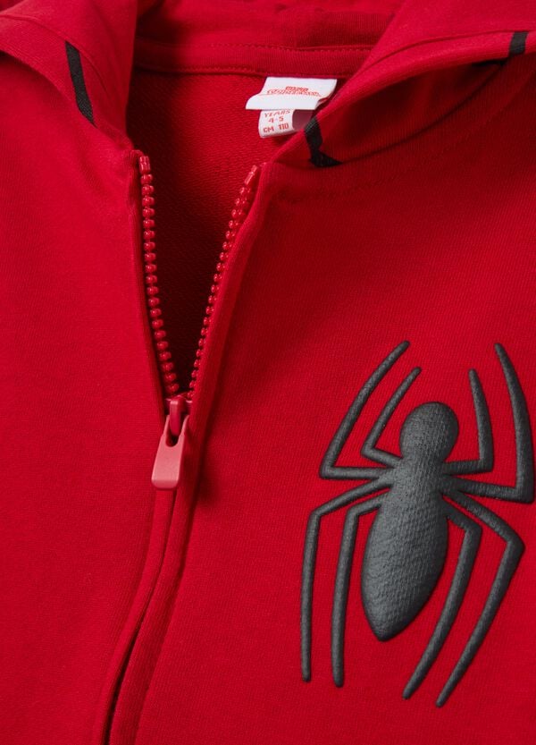 Ovs Full-zip Con Cappuccio E Ricamo Spidey
