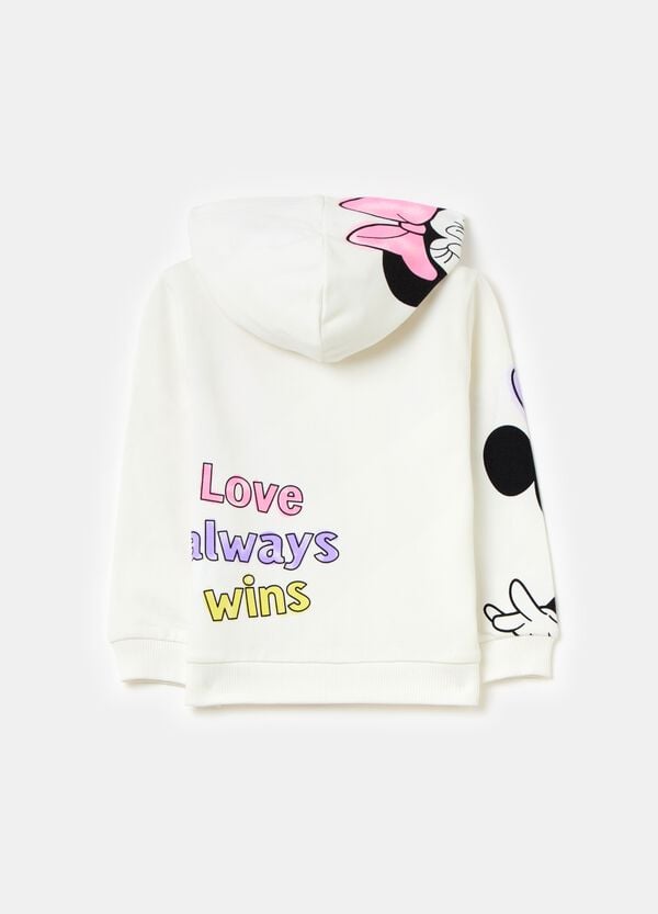 Ovs Full-zip Con Cappuccio E Stampa Minnie