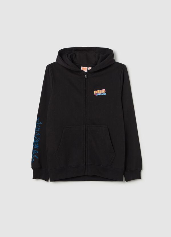Ovs Full-zip con cappuccio e stampa Naruto