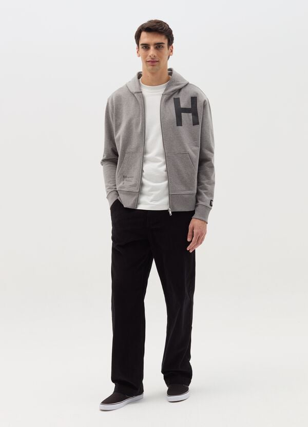 Ovs Full-zip con cappuccio e stampa