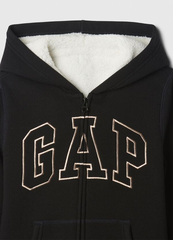 Ovs Full-zip Con Cappuccio Interno In Sherpa