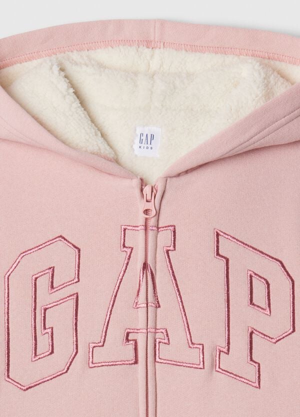 Ovs Full-zip Con Cappuccio Interno In Sherpa