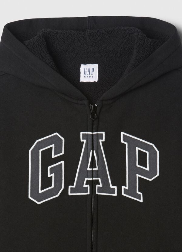 Ovs Full-zip Con Cappuccio Interno In Sherpa